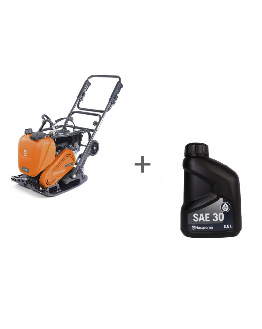 Виброплита прямоходная Husqvarna (Atlas Copco) LF100LAT + масло в подарок!